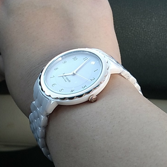 Kate Spade Ceramic Morningside Blush Women's Watch - Picture 5 of 9